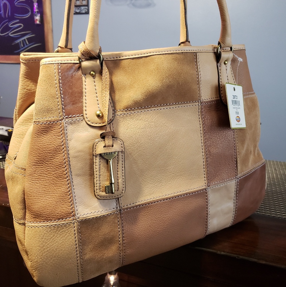 Fossil Genuine Leather Designer Purse